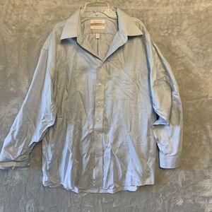 Gold Label Mrr We‎ name Long Sleeve Light Blue Button Up Size 16.5/33
